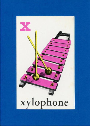 X is for Xylophone-Alphabet Soup-Plymouth Cards