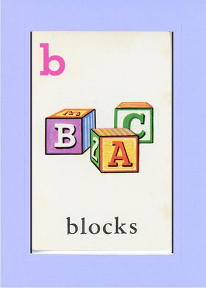 B is for blocks-Alphabet Soup-Plymouth Cards