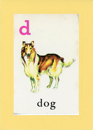 D is for Dog-Alphabet Soup-Plymouth Cards