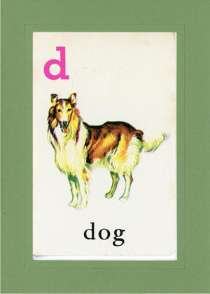 D is for Dog-Alphabet Soup-Plymouth Cards