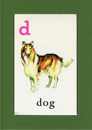 D is for Dog-Alphabet Soup-Plymouth Cards