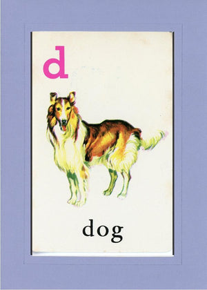 D is for Dog-Alphabet Soup-Plymouth Cards