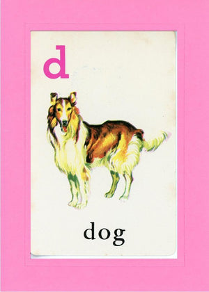 D is for Dog-Alphabet Soup-Plymouth Cards