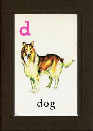 D is for Dog-Alphabet Soup-Plymouth Cards