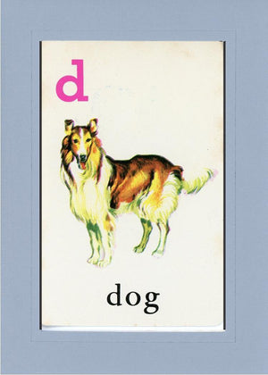 D is for Dog-Alphabet Soup-Plymouth Cards