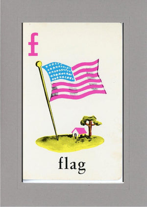 F is for Flag-Alphabet Soup-Plymouth Cards