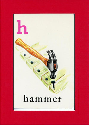 H is for Hammer-Alphabet Soup-Plymouth Cards