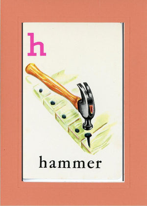 H is for Hammer-Alphabet Soup-Plymouth Cards