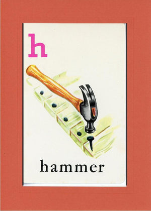 H is for Hammer-Alphabet Soup-Plymouth Cards