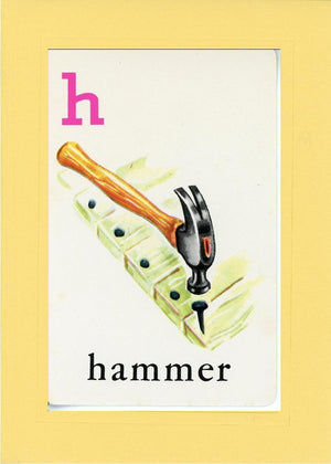 H is for Hammer-Alphabet Soup-Plymouth Cards