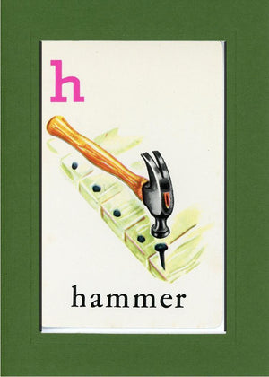 H is for Hammer-Alphabet Soup-Plymouth Cards