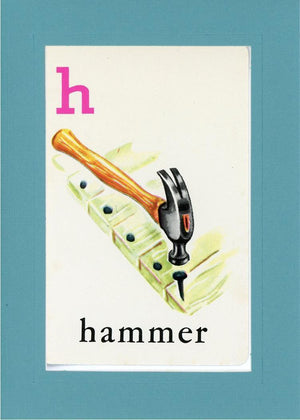 H is for Hammer-Alphabet Soup-Plymouth Cards