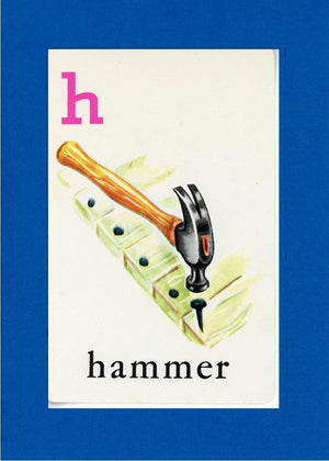 H is for Hammer-Alphabet Soup-Plymouth Cards