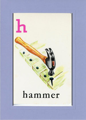 H is for Hammer-Alphabet Soup-Plymouth Cards