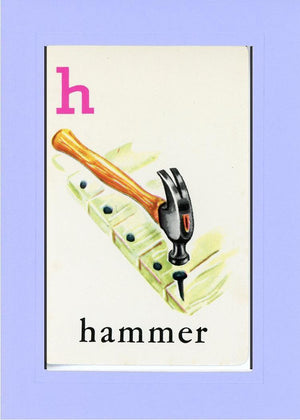 H is for Hammer-Alphabet Soup-Plymouth Cards