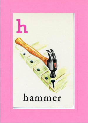 H is for Hammer-Alphabet Soup-Plymouth Cards