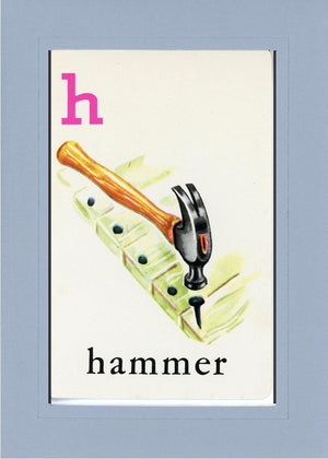 H is for Hammer-Alphabet Soup-Plymouth Cards