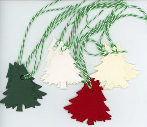 Christmas tree gift tags - 12 pack-Plymouth Cards