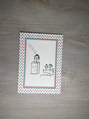 Hostess at Closing-Greetings from the Past-Plymouth Cards