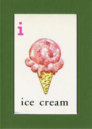 I is for Ice Cream-Alphabet Soup-Plymouth Cards