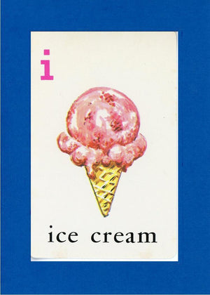 I is for Ice Cream-Alphabet Soup-Plymouth Cards