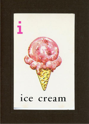 I is for Ice Cream-Alphabet Soup-Plymouth Cards