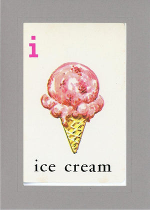 I is for Ice Cream-Alphabet Soup-Plymouth Cards