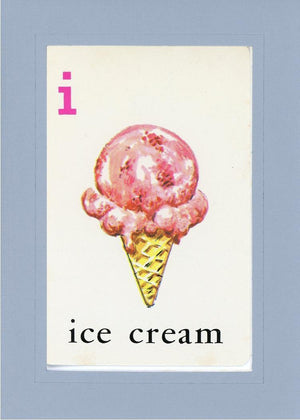 I is for Ice Cream-Alphabet Soup-Plymouth Cards