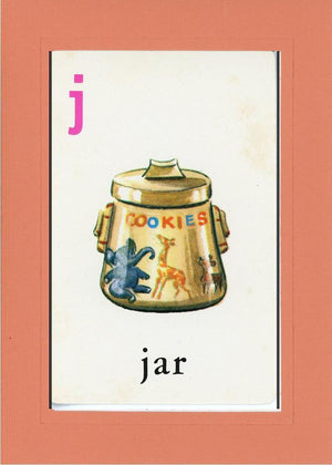 J is for Jar-Alphabet Soup-Plymouth Cards