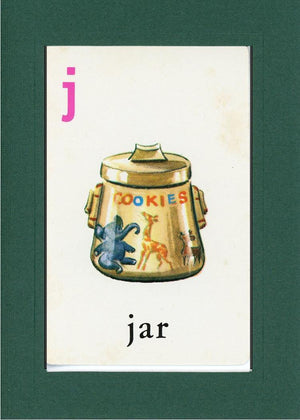 J is for Jar-Alphabet Soup-Plymouth Cards