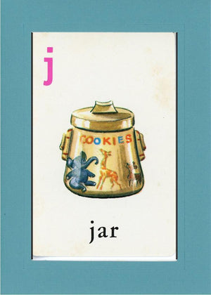 J is for Jar-Alphabet Soup-Plymouth Cards