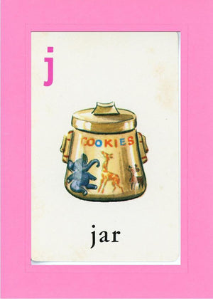 J is for Jar-Alphabet Soup-Plymouth Cards