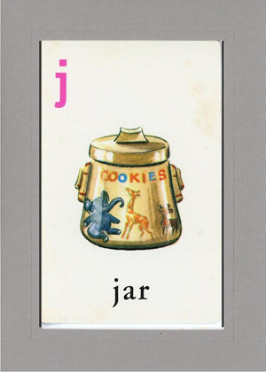 J is for Jar-Alphabet Soup-Plymouth Cards