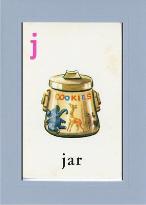 J is for Jar-Alphabet Soup-Plymouth Cards