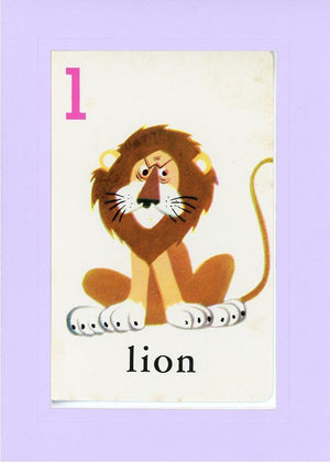 L is for Lion-Alphabet Soup-Plymouth Cards