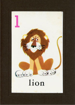 L is for Lion-Alphabet Soup-Plymouth Cards