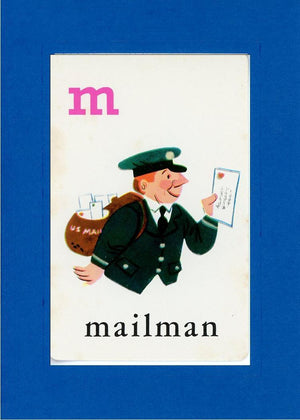 M is for Mailman-Alphabet Soup-Plymouth Cards