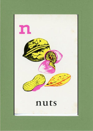 N is for Nuts-Alphabet Soup-Plymouth Cards