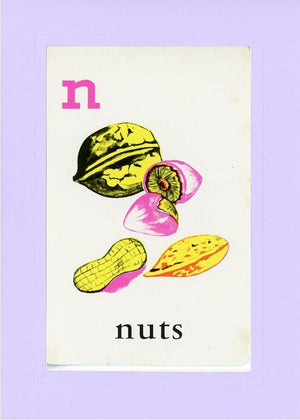 N is for Nuts-Alphabet Soup-Plymouth Cards