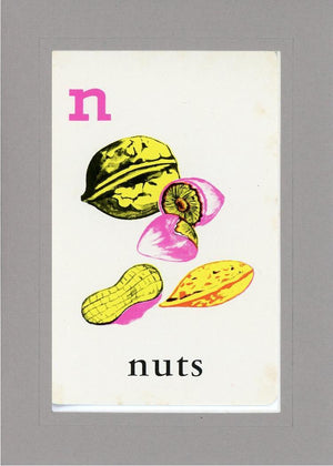 N is for Nuts-Alphabet Soup-Plymouth Cards