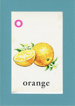 O is for Orange-Alphabet Soup-Plymouth Cards