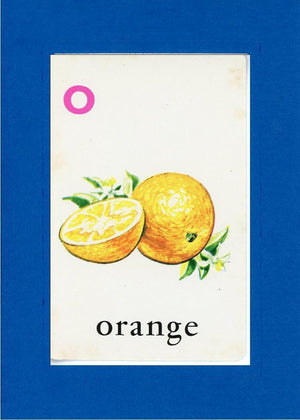 O is for Orange-Alphabet Soup-Plymouth Cards