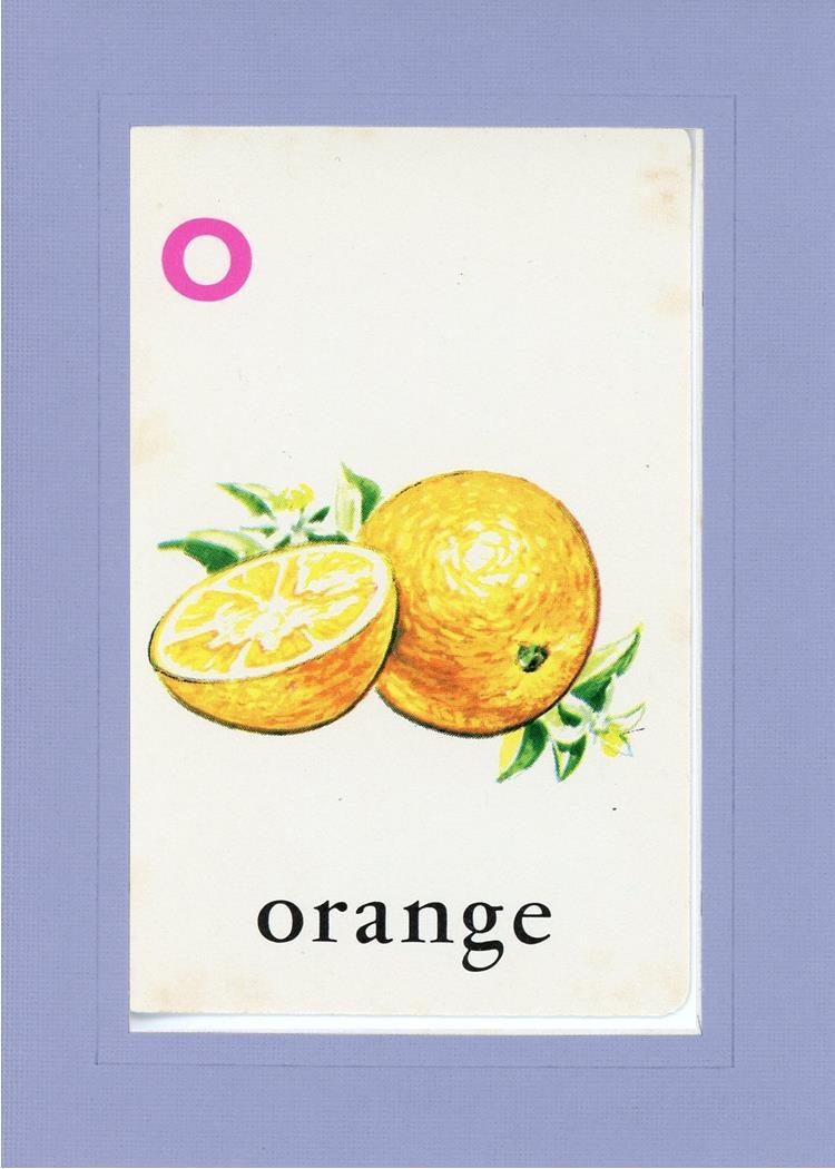 O is for Orange-Alphabet Soup-Plymouth Cards