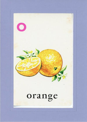 O is for Orange-Alphabet Soup-Plymouth Cards