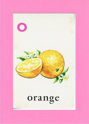 O is for Orange-Alphabet Soup-Plymouth Cards