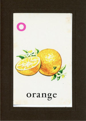 O is for Orange-Alphabet Soup-Plymouth Cards