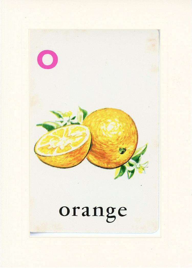 O is for Orange-Alphabet Soup-Plymouth Cards