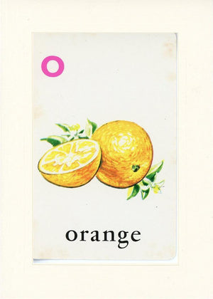 O is for Orange-Alphabet Soup-Plymouth Cards