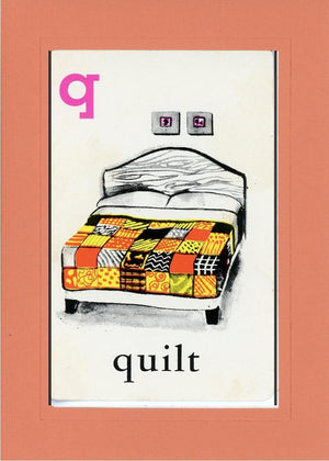 Q is for Quilt-Alphabet Soup-Plymouth Cards