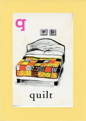 Q is for Quilt-Alphabet Soup-Plymouth Cards